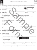 Form Dr-176 Draft - Application For Air Carrier Fuel Tax License