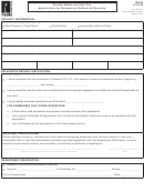 Form Dr-29 - Florida Sales And Use Tax Application For Release Or Refund Of Security