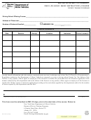 Form Dtp-421 - Notice Of Intent To Conduct Dmv's 30-hour Basic Instructor's Course