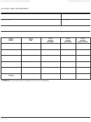 Form Sr 2-54 - 54 Hour Limit Worksheet