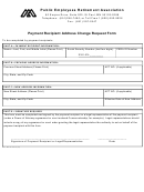 Payment Recipient Address Change Request Form