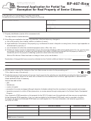 Fillable Form Rp-467-Rnw - Renewal Application For Partial Tax Exemption For Real Property Of Senior Citizens Printable pdf