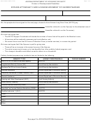 Form Ddd-1469a Forff - Spouse Attendant Care Acknowledgment Of Understanding