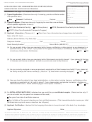 Form Lic 9214 - Application For Administrator Initial Certification - Administrator Certification Program
