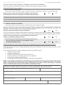 Form Lic 508d - Out-of-state Disclosure And Criminal Record Statement