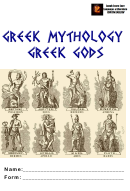 Greek Mythology And Greek Gods - English Summer Project Activity Sheet