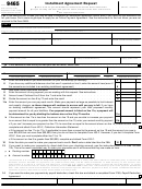 Form 9465 - Installment Agreement Request
