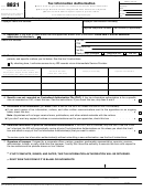 Form 8821 - Tax Information Authorization