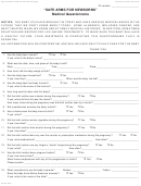 Form Mc 356 - Medical Questionnaire