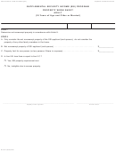 Form Mc 327 A - Supplemental Security Income (ssi) Program Property Work Sheet - Adult
