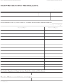 Form Fc 11 (audits) - Receipt For Delivery Of Records (audits)