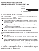 Form Soc 2257 - In-home Supportive Services Program Notice To Provider Of First/second Violation For Exceeding Workweek And/or Travel Time Limits