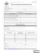 Form Rp-1 Catv - Catv Inventory Submission Verification Form