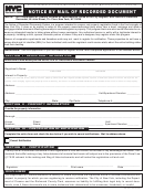 Form Cr-0101 - Notice By Mail Of Recorded Document