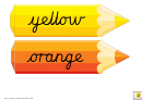 Yellow To Green Color Chart