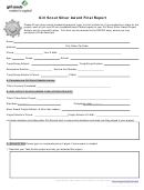 Girl Scout Silver Award Final Report Form