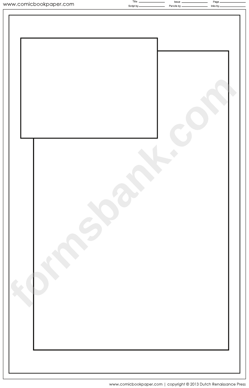 Comic Book Page Template