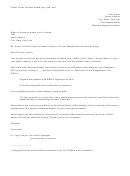 Request For Hearing Sample Letter
