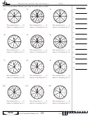 Determining Spinner Percent Chance Worksheet Template With Answer Key