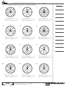 Determining Spinner Percent Chance Worksheet Template With Answer Key