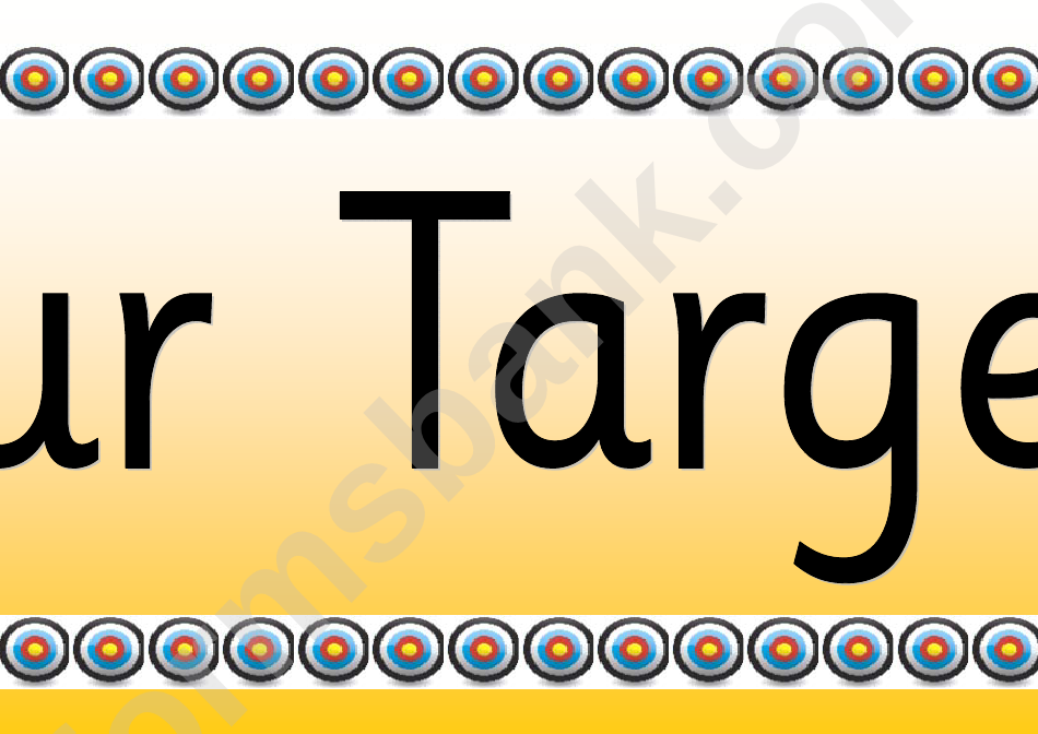 Target Banner Poster Template