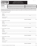 Form R-ins - Supplement Schedule For Refund Of Louisiana Citizens Property Insurance Assessment