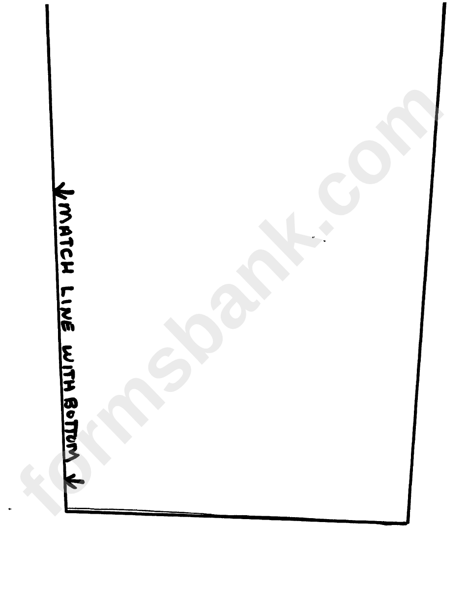 Stocking Cut Out Template
