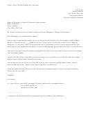 Request A Change In Placement Letter Template