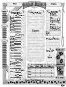 Dead Lands Character Sheet Printable pdf