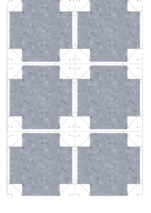 Minecraft Clay Paper Craft Template Printable pdf
