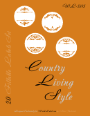 Country Living Style 20 Fillable Label Templates