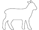 Lamb Pattern Template