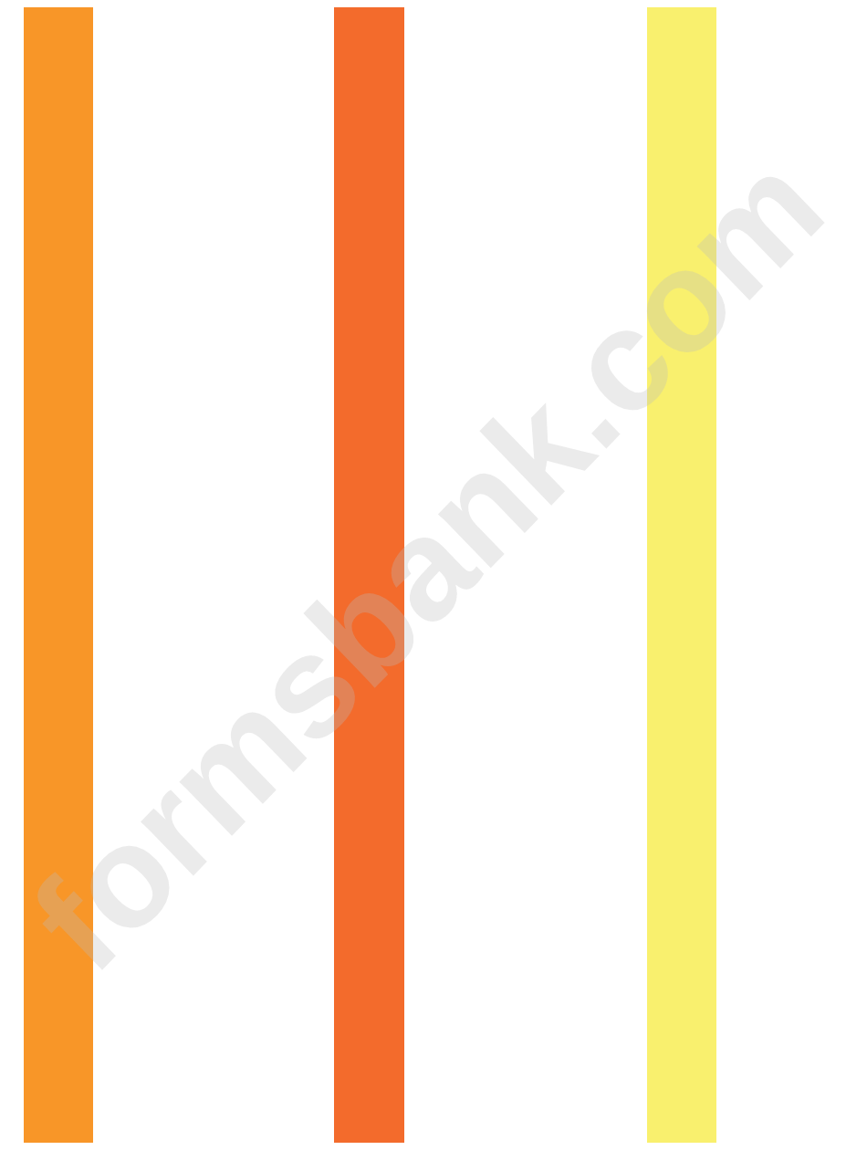 Multicolor Bookmarks Template - Blank