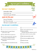 My New Year's Resolutions Template
