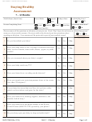 Form Dhcs 7098 B - California Staying Healthy Assessment - Health And Human Services Agency