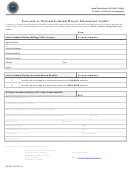 Form Dci-48 - Iowa And/or National Criminal History Information Update - Division Of Criminal Investigation