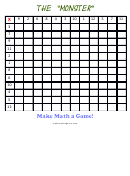 Multiplication Worksheet - The 