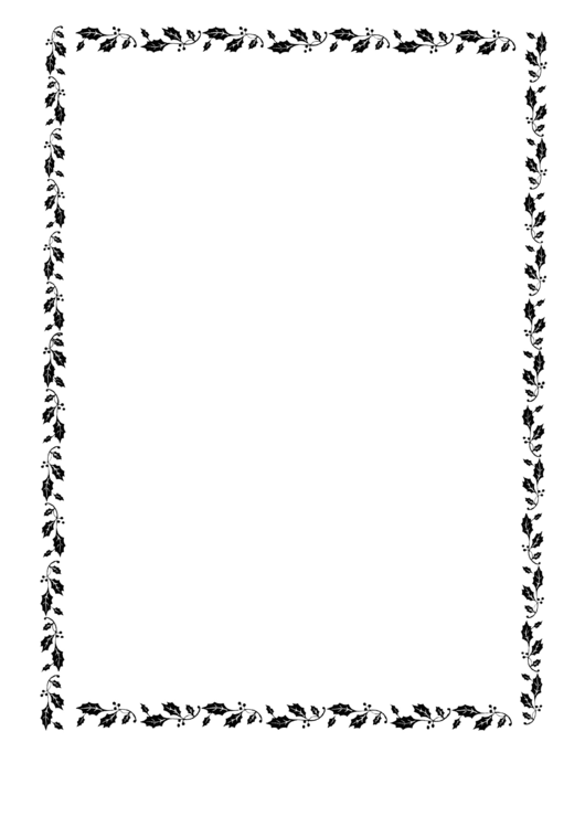 Christmas Decorated Paper For Acrostic Template Printable pdf