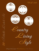 Country Living Style 20 Fillable Labels Templates