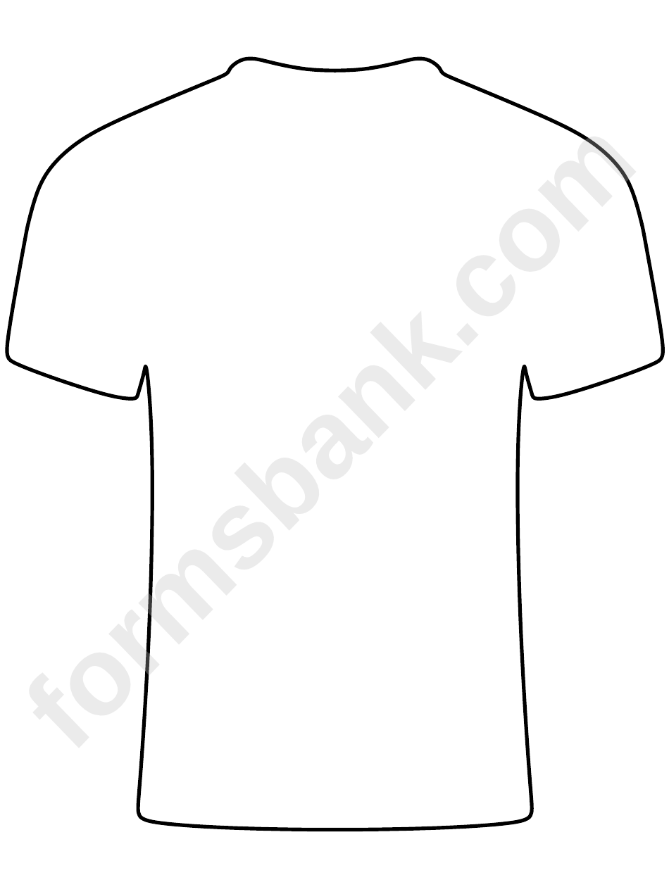 T-Shirt Pattern Template