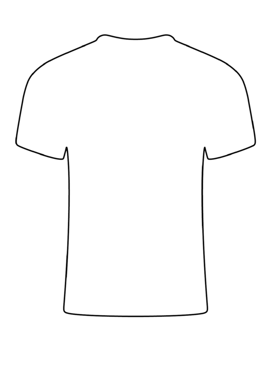 T-Shirt Pattern Template Printable pdf