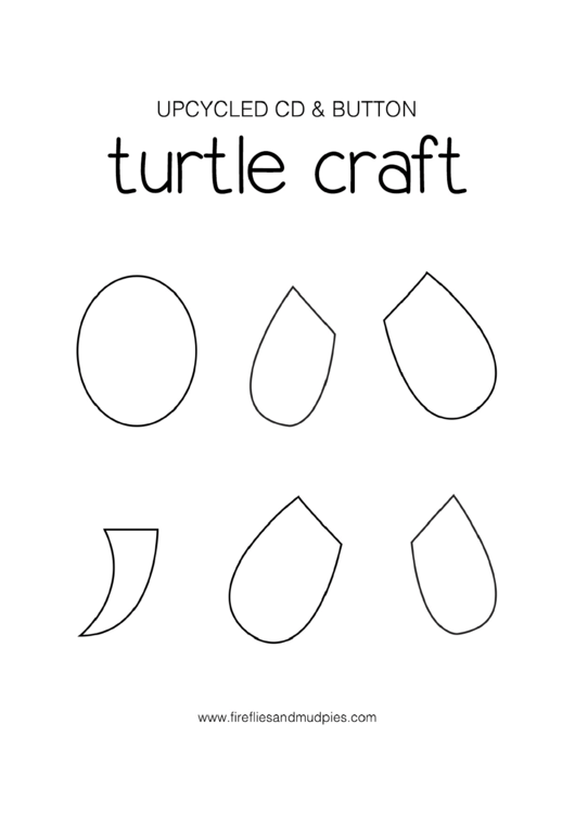 Turtle Craft Templates Printable pdf