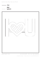 Valentines Day Pop-up Card Template