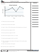 Reading A Line Graph Worksheet Template With Answer Key Printable pdf