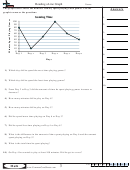 Reading A Line Graph Worksheet Template With Answer Key