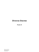 Form 9 - Divorce Decree