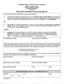 Form Jfs 00501 - Employer's Representative Authorzation