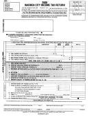 Warren City Income Tax Return - 2000