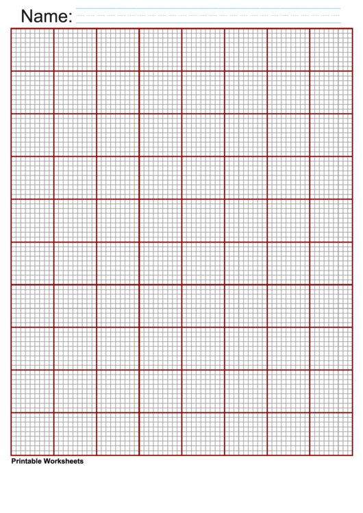 Gray And Maroon Knitting Graph Paper