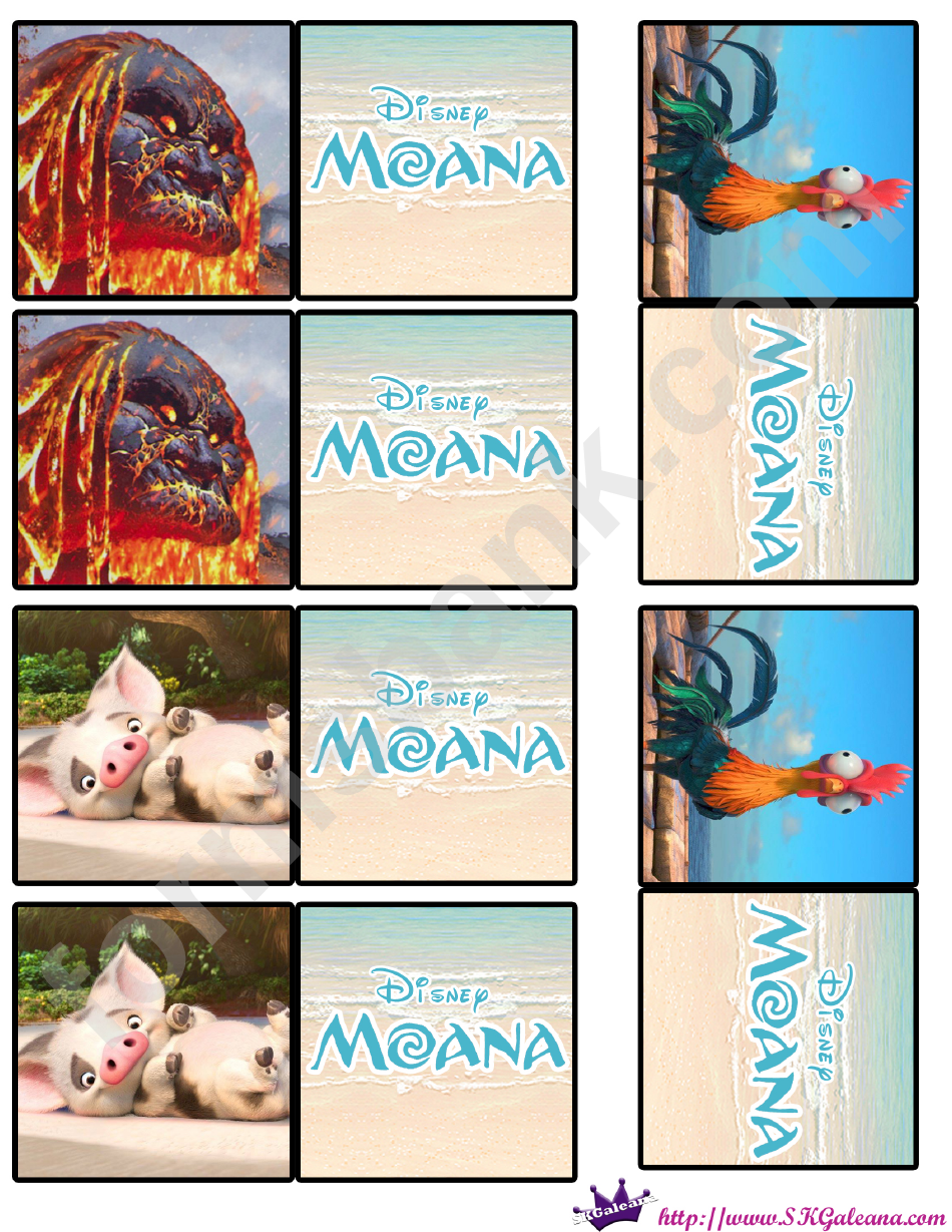 Moana Memory Game